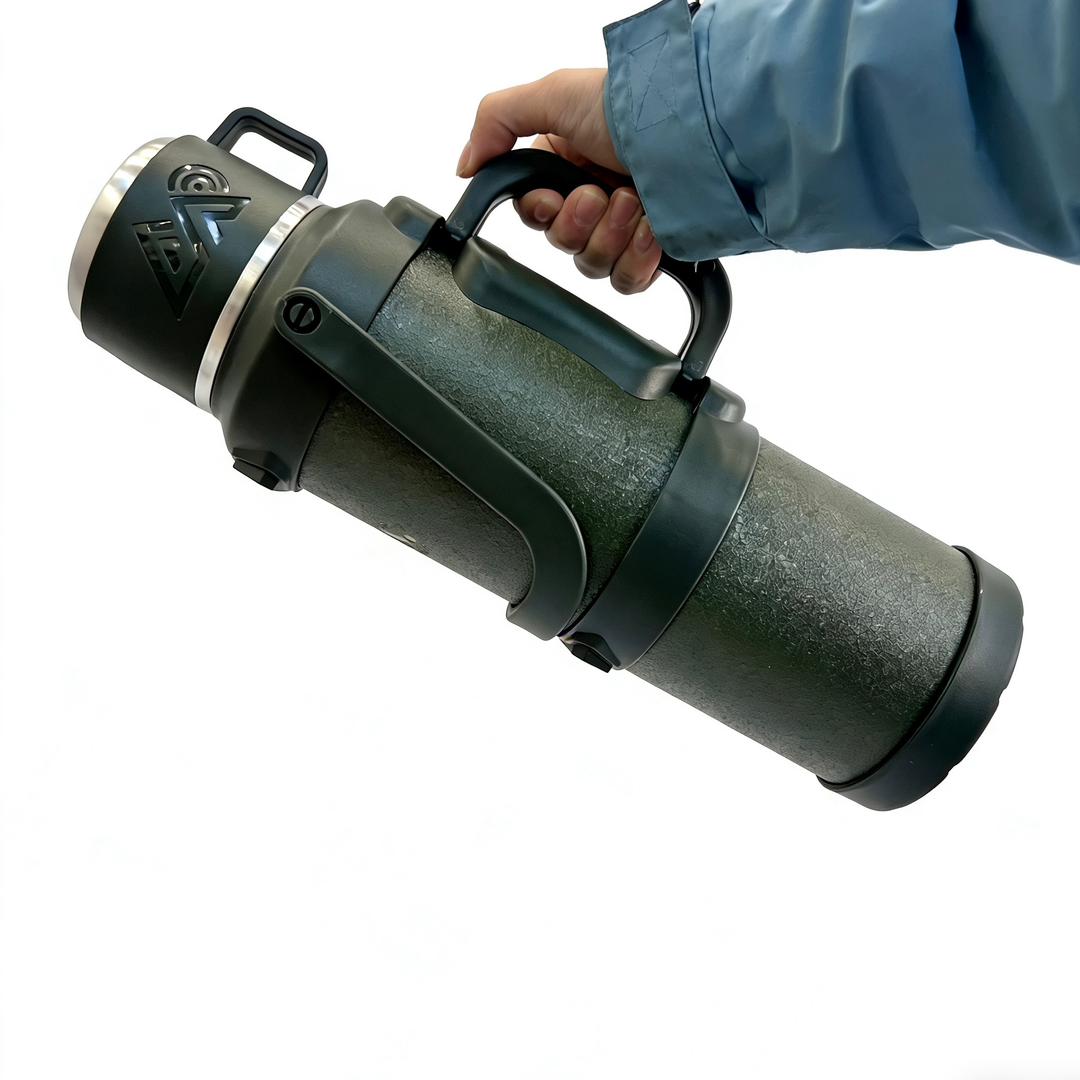 Oms Collection - STORMTHERMO 5 Pcs. Paslanmaz Çelik 72 Saat Sıcak & Soğuk Termos ( 8502 - Yeşil )